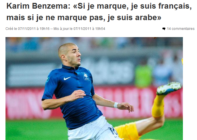 Karim Benzema Français Arabe